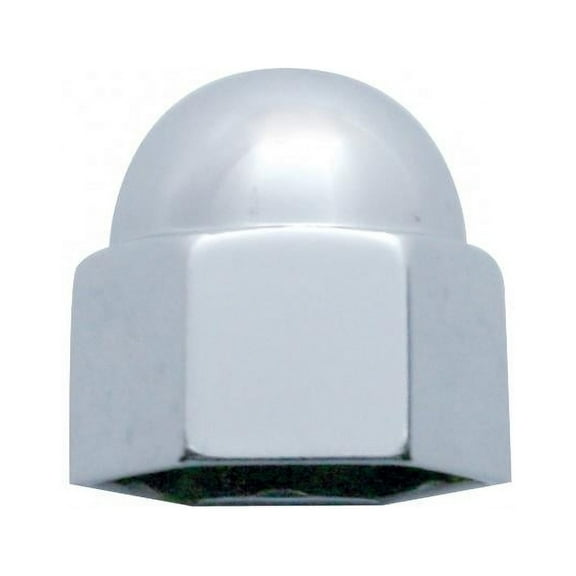 Chrome Zinc 7/16" X 5/8" Acorn Nut Cover