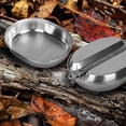 thumbnail image 2 of Juego de platos Mess Kit Goetland de acero inoxidable 304 militar, 2 of 8