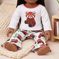 thumbnail image 6 of Doll Outfit for 18 Inch Dolls Girl Doll Clothes Animal Print Set Doll Dress Up Toy Gift, 6 of 6
