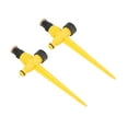 2Set 360 Degree Rotating Garden Yard Sprinkler Ground Plug Type
