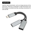 thumbnail image 4 of Adaptador USB C a OTG Unique Bargains 60W PD rápida carga Gris, 4 of 4