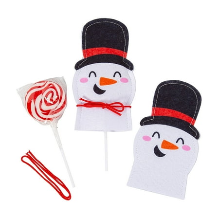 Fun Express Snowman Lollipop Covers - 12 Pc