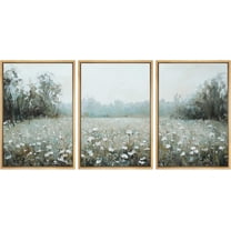 Hieng Cuadros De Pared De Sala, 3 Piece Canvas Wall Art Woodland Nursery Decor Forest Rivers Canvas Prints Home Artwork Decoration for Living Room,Bedroom(only canvas)