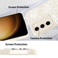 thumbnail image 4 of Funda de teléfono MZELQ de silicona blanca con estampado floral para Samsung Galaxy S23, 4 of 6