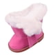 thumbnail image 3 of Botas de muñeca de 18 años para niña de 18 años, botas de gamuza con cremallera, zapatos de invierno Rosado, 3 of 9
