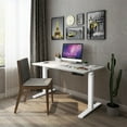 thumbnail image 5 of Costway Electric Stand Up Desk Frame Single Motor Height Adjustable w/ Controller White, 5 of 11