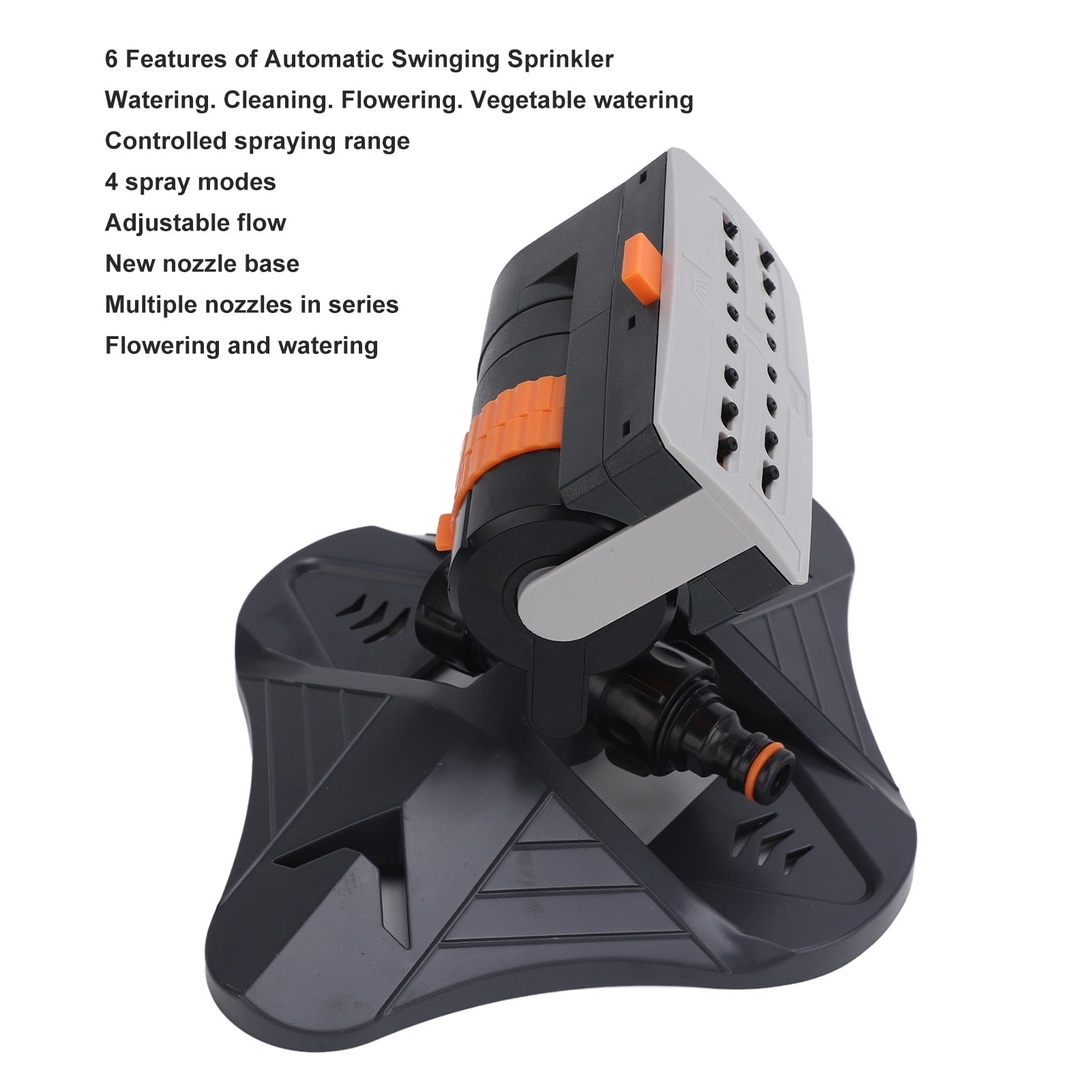 Adjustable Lawn Sprinkler: 4 Modes For Efficient Garden Watering  Yard Irrigation