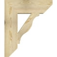 thumbnail image 3 of Ekena Millwork 6"W x 22"D x 26"H Funston Slat Rough Sawn Bracket, Douglas Fir, 3 of 4
