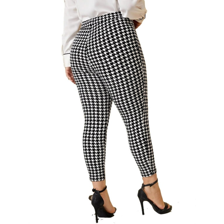 Houndstooth leggings walmart sale