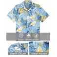 thumbnail image 5 of COOFANDY Hawaiian Shirt for Men Short Sleeve Button Down Shirt Men Vacation Shirts Beach Summer Shirts, 5 of 6