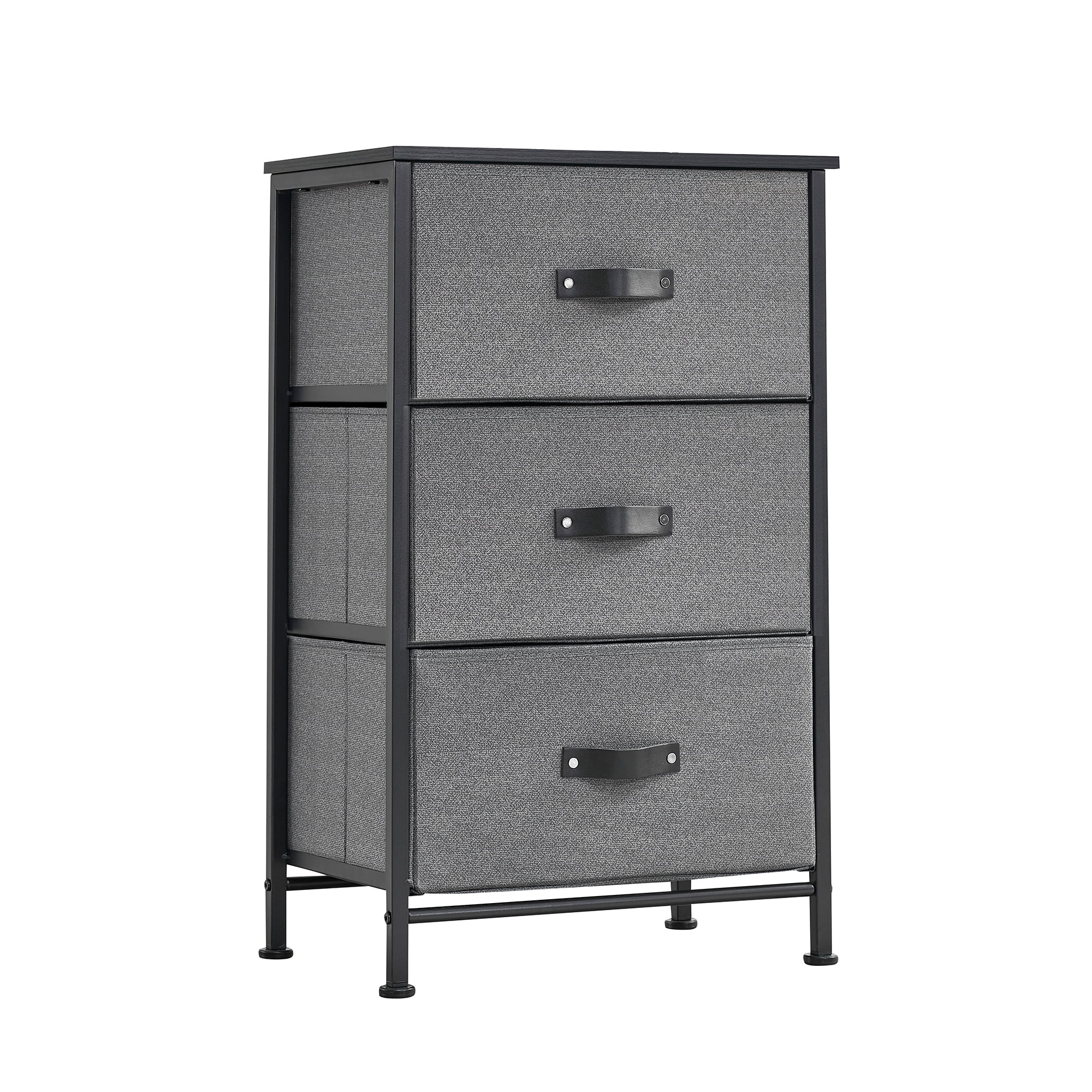 HOMEFAN 3 Drawer Dresser Nightstand for Bedroom, Small Dresser with 3 ...