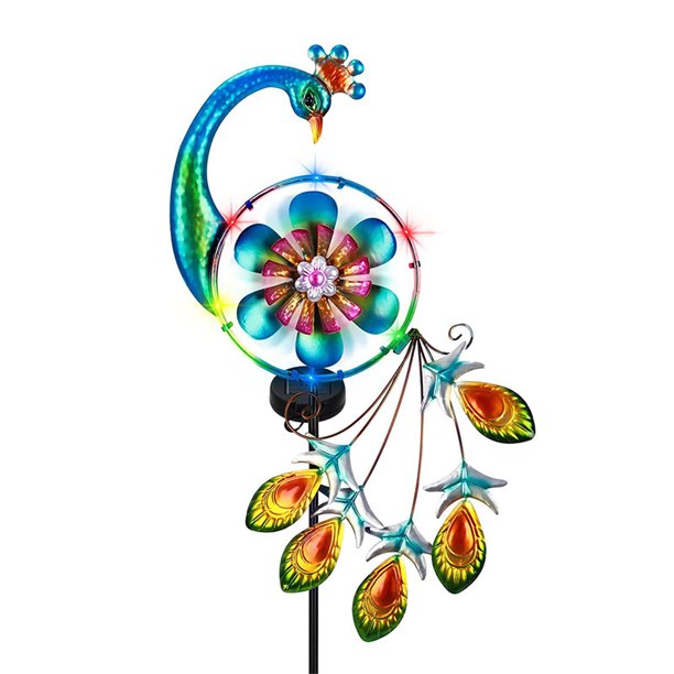 Lámpara Patio Solar Fairy Garden Stake Decorativa para Adornos Exteriores