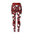 Japea Christmas Leggings for Women Snowflake Plaid Snowman Doll ...