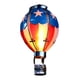 thumbnail image 4 of Patrón de bandera, farol colgante Solar de jardín de 30cm, forma de globo de aire caliente, paisaje decorativo para iluminar el espacio al aire libre shamjiam estatua al aire libre, 4 of 8