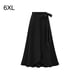 thumbnail image 4 of Minnieouse maxi negra sólida sofisticada y sexy para mujeres adultas negra midi larga Faldas Mujer negro 6XL 1 Type3 NO3, 4 of 6