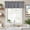 Grey, variant on Yellow Solid Color Farmhouse Short Window Curtain Valances, Aesthetics Contemporary Luxury Rod Pocket Kitchen Valances for Living Room Bedroom Bathroom Cafe 54" x 18"