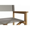 thumbnail image 4 of Directeur Teak Outdoor Folding Armchair in Taupe Dura-Sling Fabric, 4 of 5