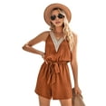 thumbnail image 2 of Mono de Verano Sin Mangas con Cuello en V Color Caramelo M, 2 of 10