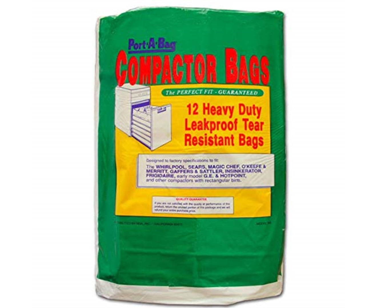 Port A Bag Trash Compactor Bags 12ea Kraft Paper Lined