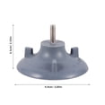 thumbnail image 3 of Patins de Remplacement pour Pieds de Chaise de Douche Pièces de Rail de Toilette 2 Pcs, 3 of 8