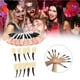 thumbnail image 2 of Kearding 10 piezas de uñas postizas, juguete para uñas, mano de obra fina aterradora, superficie lisa, accesorio de Cosplay, práctico para usar, Kits de decoración para fiestas negro Kearding HA043415-01, 2 of 6