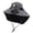 Z03-Grey, variant on LRen Tea Party Hats Summer Sun Hat for Kids with Neck and Built-in Fan UPF 50 Outdoor Adventure Pink
