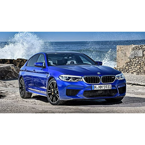 Iconic Arts Supercar Laminated 24x36 Poster: BMW M5 Luxury Car