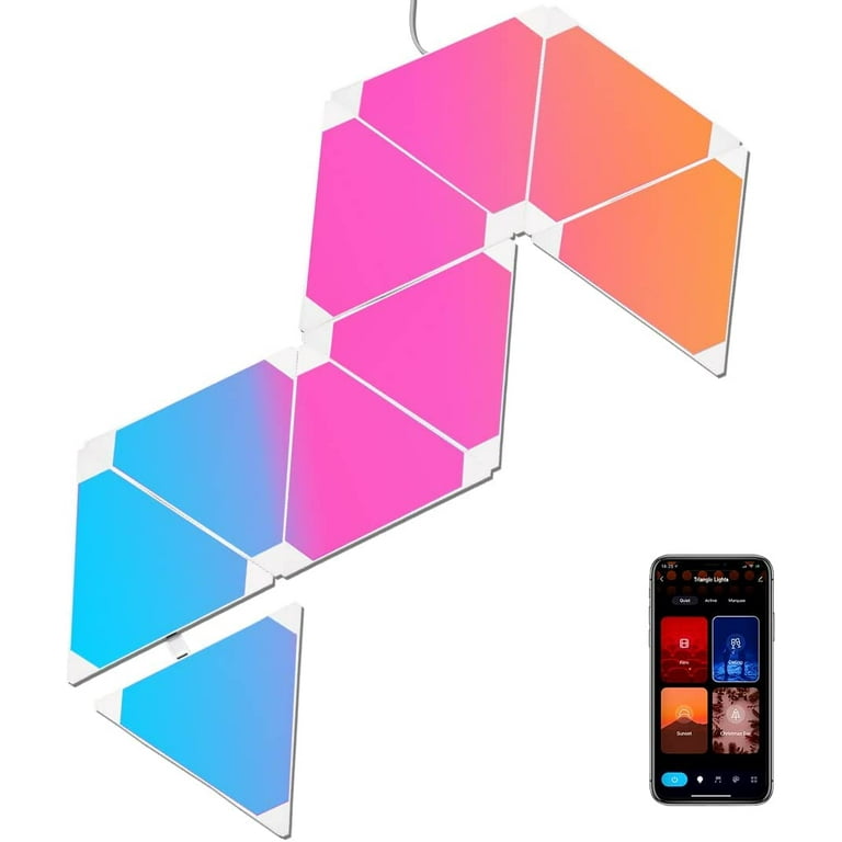 Triangle led 2024 wall panels