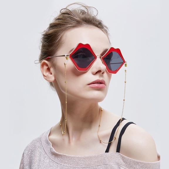 CIMAXIC Back to School Sunglass Retainer Strap Eyeglass Chains Golden 3Set