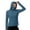 Blue women plus size sun protection shirts a1, variant on MORESEC Women Plus Size Hooded Long Sleeve UPF50 Solid Sun Protection Shirts Casual Workout Rash Guard Tops Fishing Beach Hiking Clothes, Gray M