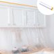 thumbnail image 1 of Lona desechable Iumwxz en rollo para pintor, lona protectora de plástico de 65 pies, antipolvo, para pintar, para sofá o muebles, con autoadhesivo, para decoración del hogar, Navidad, liquidación,, 1 of 5