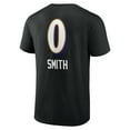 thumbnail image 3 of Men's Roquan Smith Black Baltimore Ravens Team Wordmark Player Name & Number T-Shirt, 3 of 3