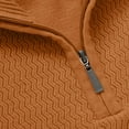 thumbnail image 5 of BXINGOHAI Men's Quarter Zip Pullover Long Sleeve Golf Shirts for Men Thermal 1/4 Half Zip Sweatshirts Coffee 2XL, 5 of 7