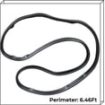 thumbnail image 6 of munirater FITs For Johnson Evinrude V4 329548 Brand New Cowl Glass Hood Rubber Seal, 6 of 7