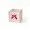 🍒 Red_Base#389, variant on Quilted Polka Dot Fabric Storage Bin with Bow and Heart Stitching, Foldable Small Organizer Cube for Desktop Cosmetics and Sundries, Multicolor