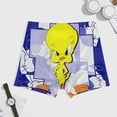 thumbnail image 3 of Looney Tunes Tweety Mens Boxer Briefs Active Stretch Breathable Underwear, Comfortable Gym Boxer Briefs, 3 of 7