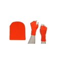 thumbnail image 1 of Kit d'Hiver - Bonnet Court + Gants Sans Doigts - Orange, 1 of 1