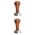 thumbnail image 1 of manipulación de café,Tamper de café expreso mango de madera 51/53/58mm,Tamper de café taza de extracción de café prensa base plana,accesorios para cafeteras espresso,café tamper barista, 1 of 8