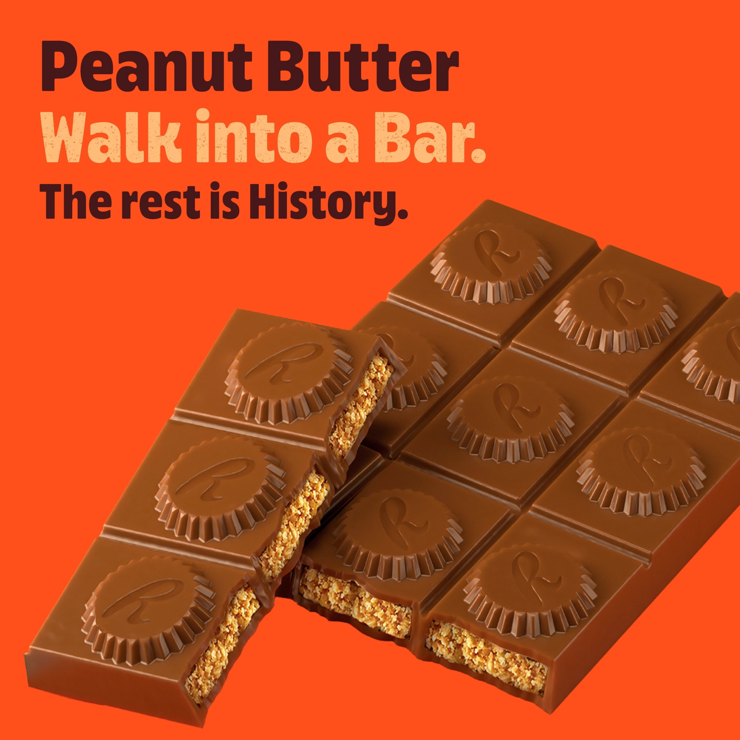 Reese's Milk Chocolate Peanut Butter Bar 90g, Imported from Britain