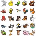 thumbnail image 2 of 100pcs Cute Animal Stickers for Water Bottles, Waterproof Vinyl Stickers Pack for Hydro Flask, Laptop, Computer, Phone, Scrapbook, Kawaii Nature Anima, 2 of 4