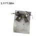 thumbnail image 4 of Cateissary Bolsa de tul de 30 Uds., exquisita bolsa transparente con cordón, bolsas de ñame, cordón con lazo, bolsillo para dulces, cinta para Kits de decoración para fiestas gris 13*18cm, 4 of 6