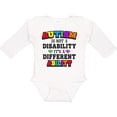 thumbnail image 3 of Inktastic Autism is not a Disability it's a Different Ability Boys or Girls Long Sleeve Baby Bodysuit, 3 of 5