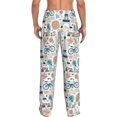 thumbnail image 3 of Xecao Eiffel Tower Men's Straight Lounge Pajama Pants: The Ultimate in Comfortable Sleepwear, 3 of 9