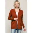 thumbnail image 4 of Made by Johnny Women's Women's Open Front Knit Cardigan XXXL RUST, 4 of 6