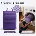 thumbnail image 6 of 9 Set Packing Cubes for Travel, Gifts for Women Mom , TSA Approved Bags for Makeup, , Toiletry, Organizers for Suitcase Carry , Cruise Essentials Airplane Accessories, Purple, 6 of 6