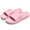 Pink, variant on Men and Women Shower Shoes Slide Holes Bath Slipper Bathroom Sandal Pool Gym College Dorm Non-Slip