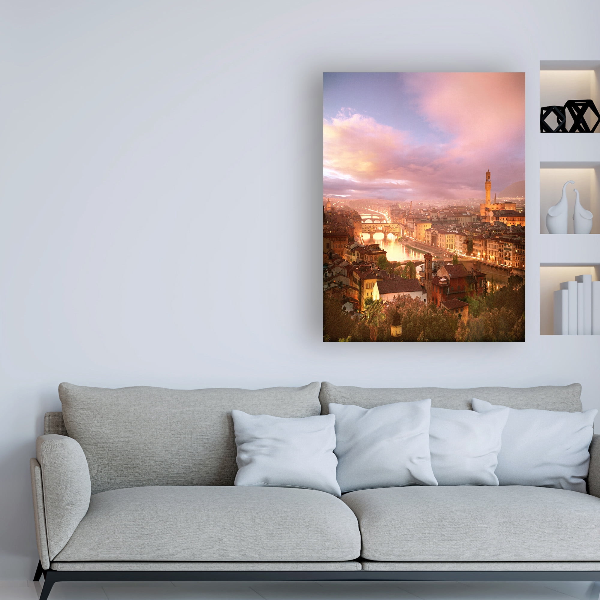 Trademark Fine Art 'Florence II' Canvas Art by Alan Klu
