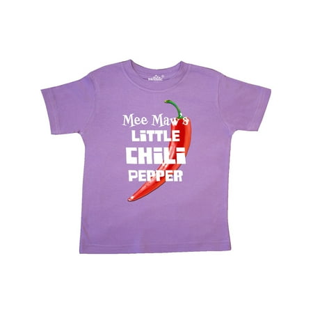 

Inktastic Mee Maw s Little Chili Pepper Gift Toddler Boy or Toddler Girl T-Shirt