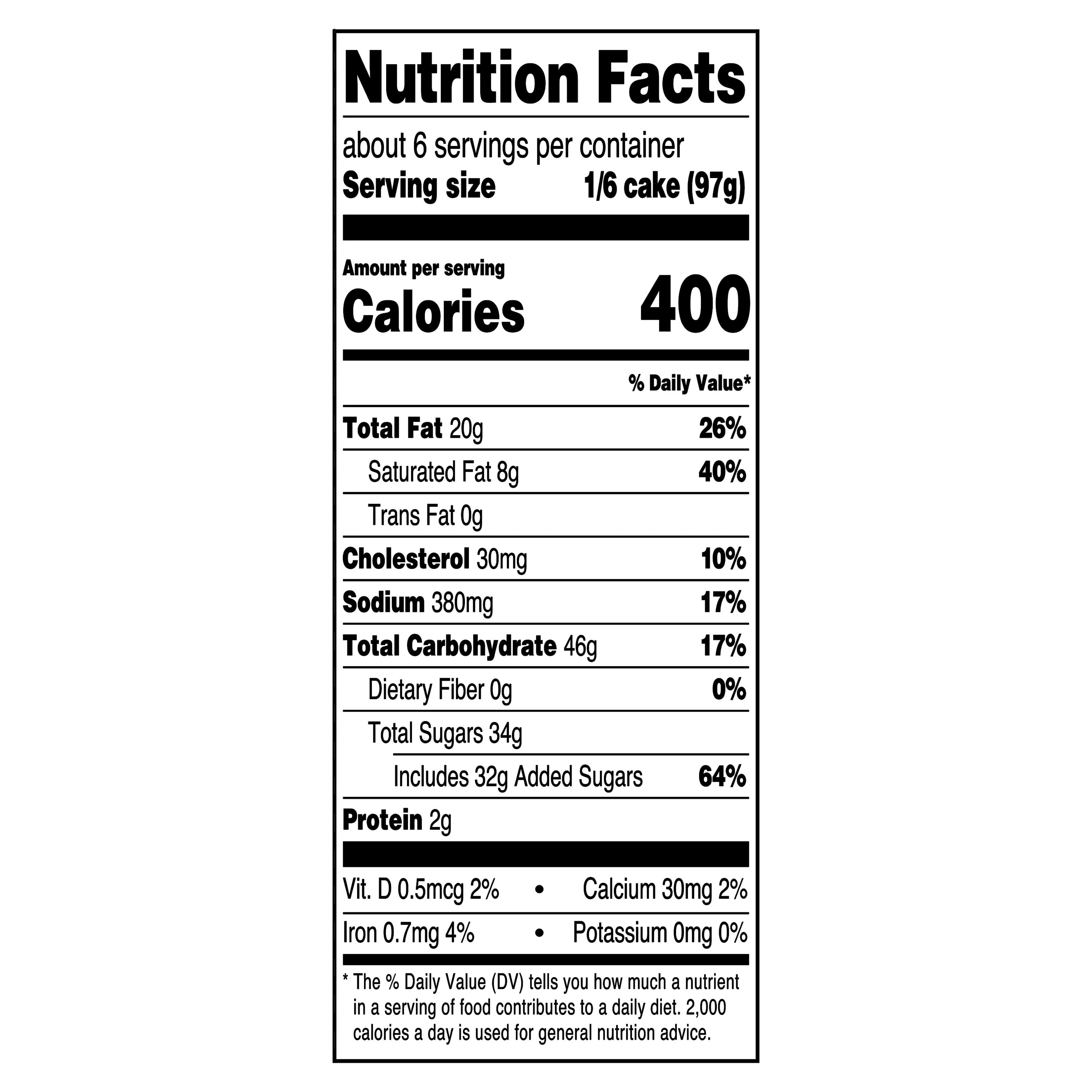 Marketside Triple Layer Celebration Cake with Sprinkles, 20.5 oz, 4.5-Inch Round (Refrigerated)
