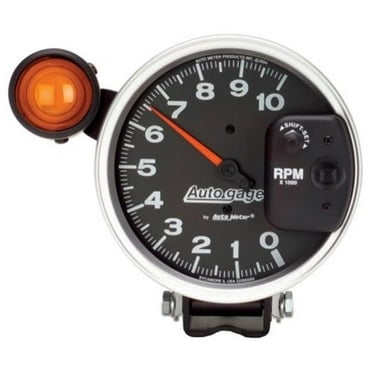Auto Meter ATM233905 8000 RPM Shift-Lite Auto Gage Tachometer&#44; 5 in.